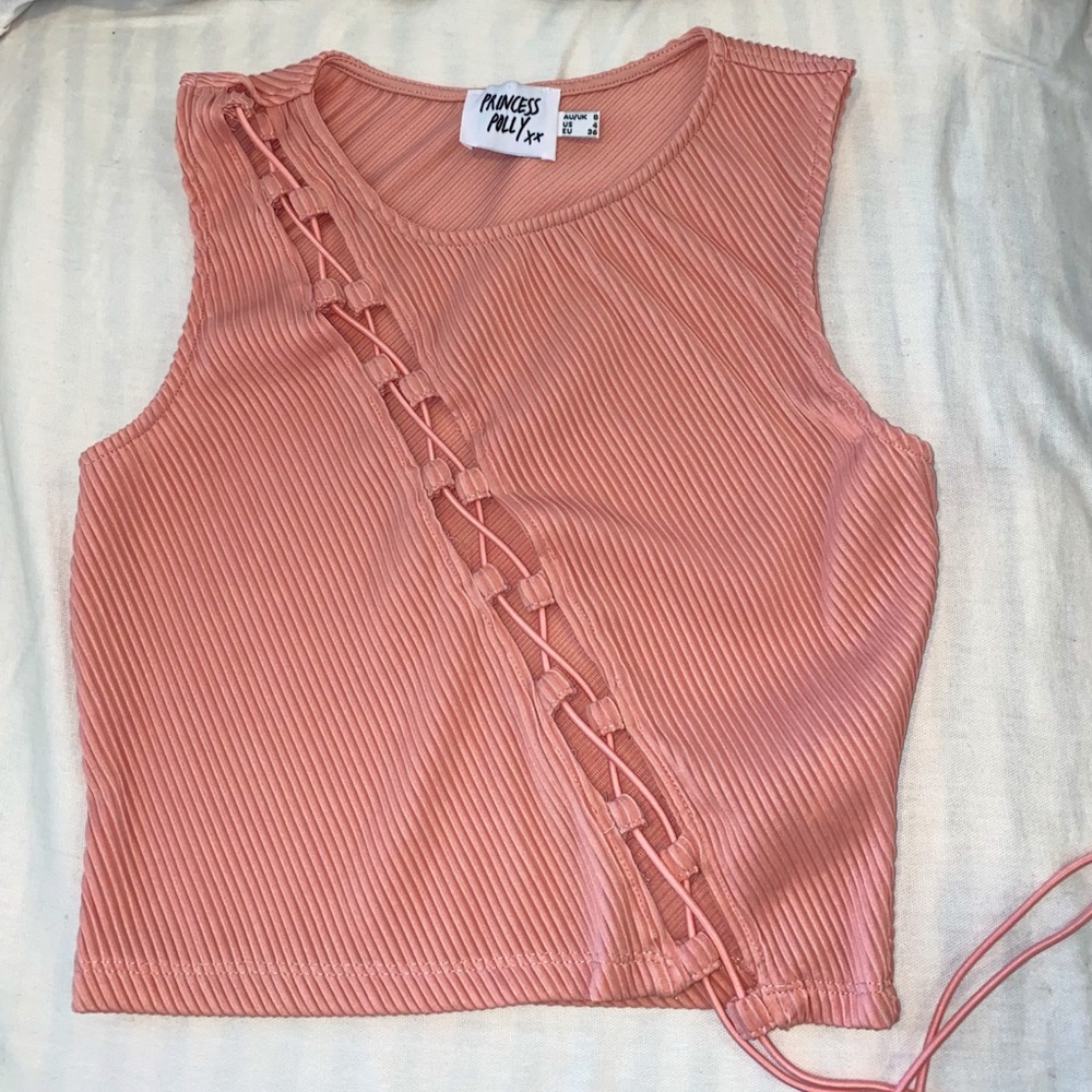 Princess Polly Weekend Love Top - Pink - Never Worn